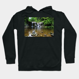 Waterfall In Forest Hoodie